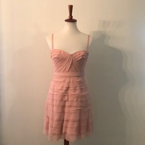 Pink BCBG Maxazria bridesmaid dress size 6 petite
